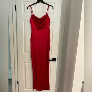 Windsor red long prom/formal dress medium